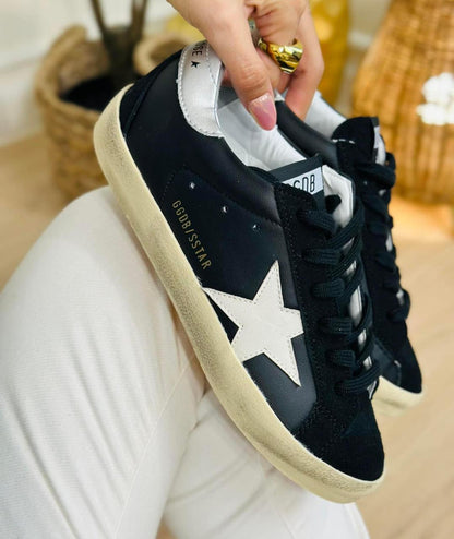 TENIS GOLDEN GOOSE NEGRO LATE