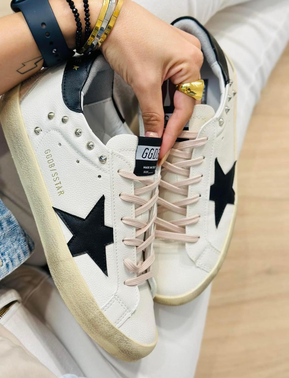 TENIS GOLDEN GOOSE LATE NEGRO