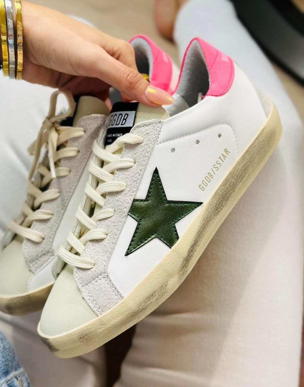 TENIS GOLDEN GOOSE PINK